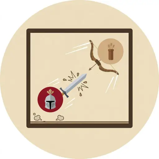 The Cage - YouTube auto-battler game logo